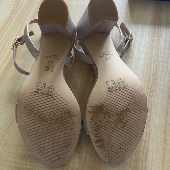 STUART WEITZMAN Dancer 75 Block Sandal Heels 6.5 B - Picture 7 of 9